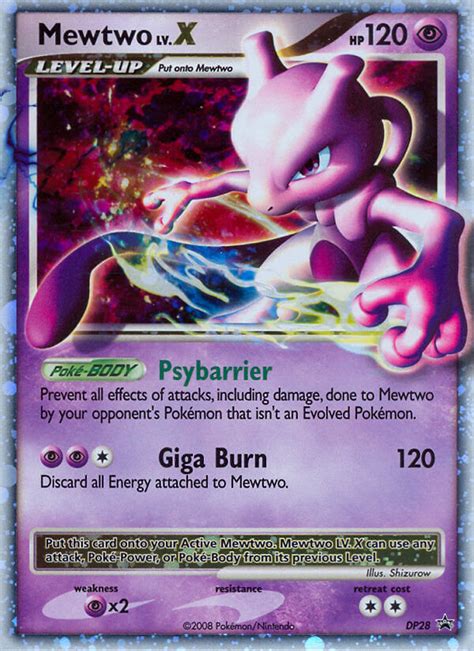 mewtwo lv x dp promo